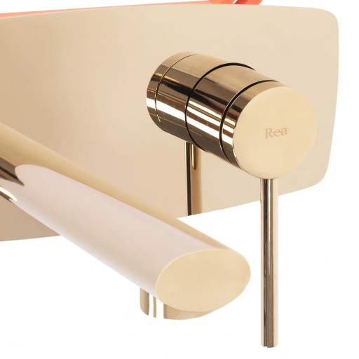 BATERIA UMYWALKOWA PODTYNKOWA OVAL GOLD REA
