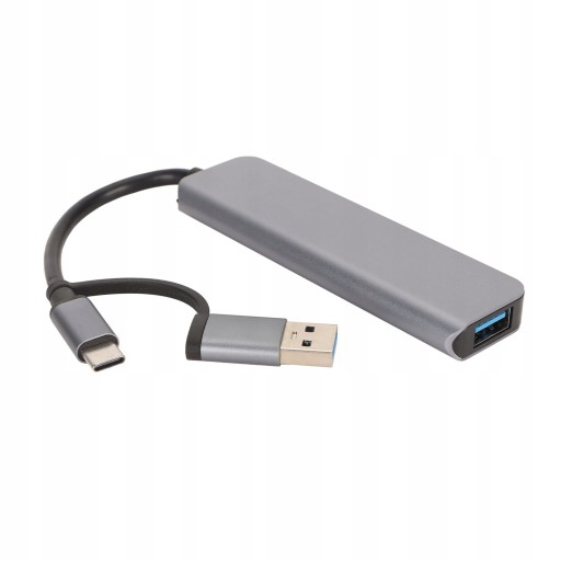 Hub USB 3.0 5 w 1 3 karty pamięci USB Porty kart