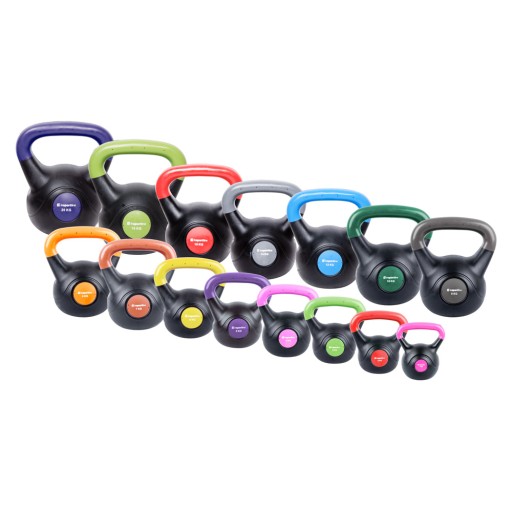 БИТУМИНОВАЯ ГОРЯЧАЯ inSPORTline Kettlebell Dark 8 кг