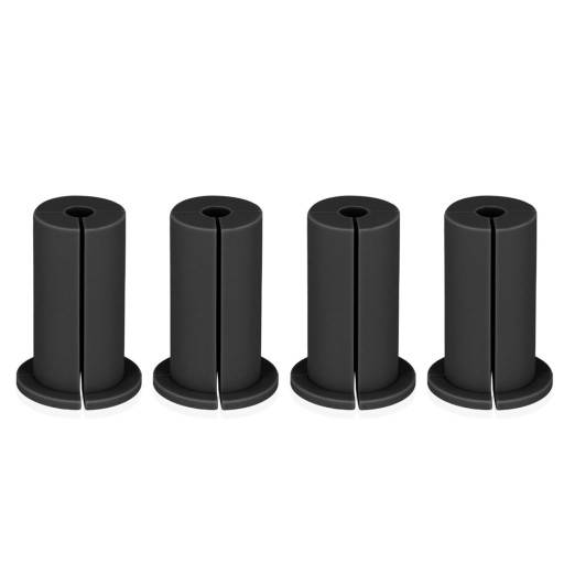 4X. Втулка для кабеля Ethernet 1-дюймовая резиновая втулка для кабеля, черная