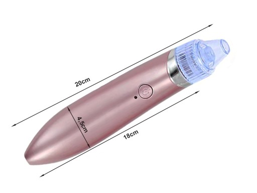 ODKURZACZ WĄGRÓW MIKRODERMABRAZJA DIAMENTOWA 4w1