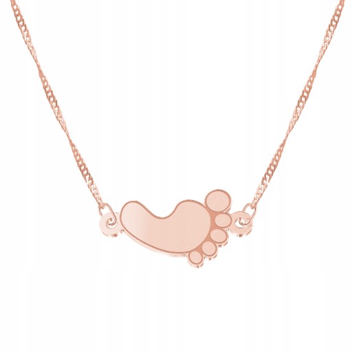Золотая цепочка 925 пробы Baby's Foot