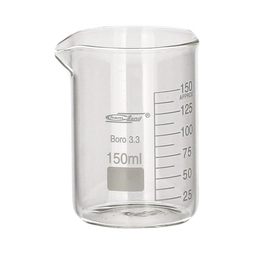 Zlewka szklana 150 ml niska Chemland