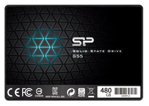 Твердотельный накопитель Silicon Power S55 480 ГБ 2,5 дюйма SATA III 3D NAND