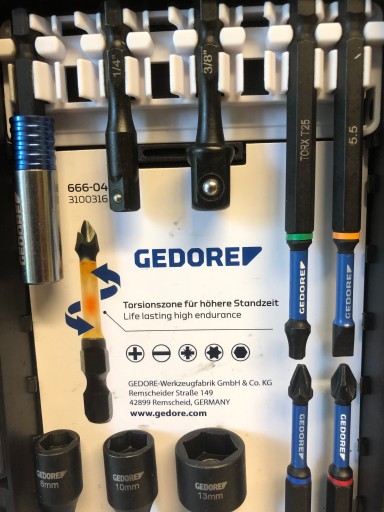 Набор ударных бит Gedore, 42 шт.