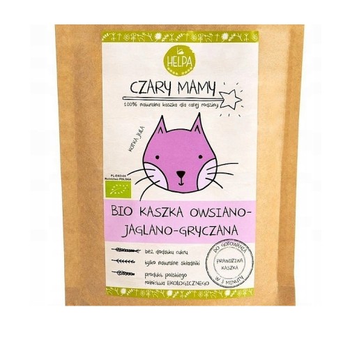 Каша Овсяно-Пшенно-Гречневая Хелпа БИО, 200 г.
