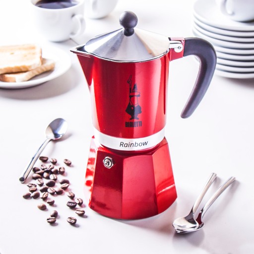 Кофеварка Rainbow 6 TZ Красный - Bialetti