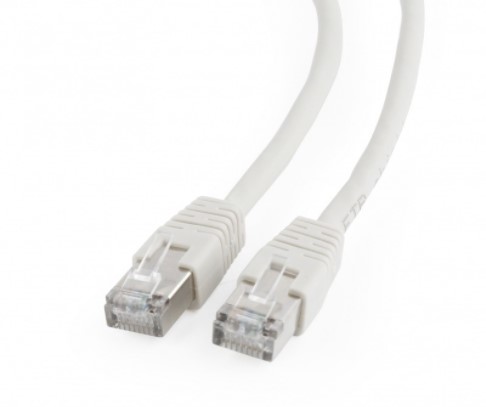 Кабель RJ45/RJ45, 5 м, патч-корд FTP Cat6, серый