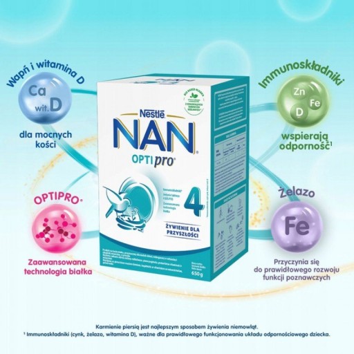 Молочная смесь NESTLE NAN OPTIPRO 4 650г