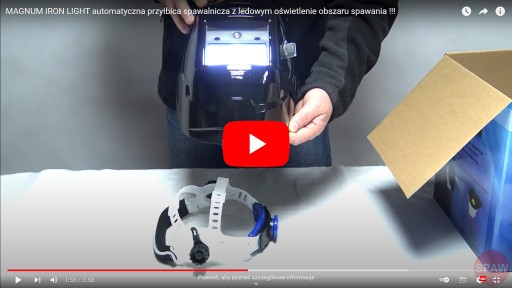 СВАРОЧНАЯ МАСКА С СВЕТОДИОДНОЙ ПОДСВЕТКОЙ MAGNUM IRON