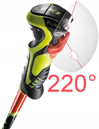 Палки для горных лыж для слалома LEKI WORLDCUP LITE SL Trigger 3D 115см