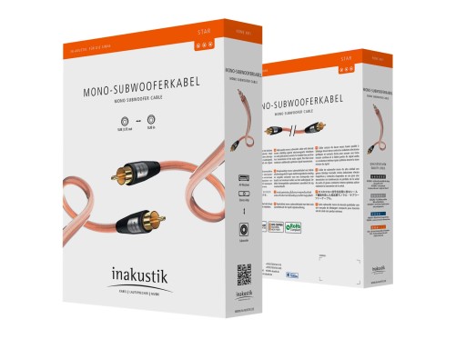IN-AKUSTIK Star II Audio MonoSub 1RCA-1RCA - 3.0m