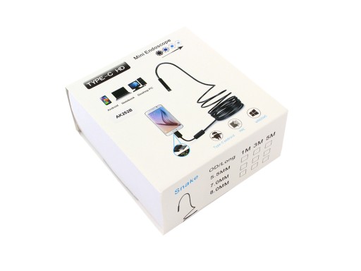 ЭНДОСКОПНАЯ КАМЕРА ДЛЯ PIPE INSPEK Ноутбук TEL USB TYPE-C
