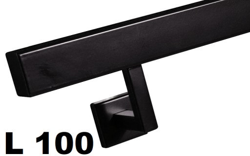 Настенное лестничное ограждение L100см, порошковая покраска, 40x40см