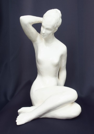 AKT KOBIECY Kokrda Jihokera Bechyne CZECHOSŁOWACJA DUŻA FIGURA 40 CM