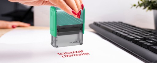 PIECZĄTKA ZA ZGODNOŚĆ Z ORYGINAŁEM TRODAT 8912 DO FIRMY BIURA ZIELONA