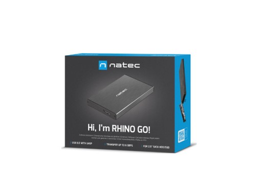 КОРПУС КАРМАН ДЛЯ SSD HDD 2.5 NATEC RHINO GO