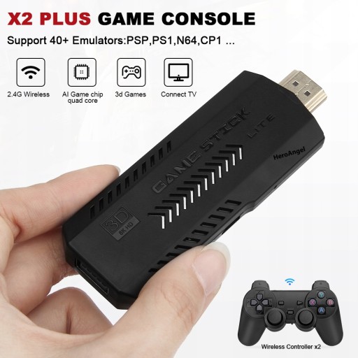 Игровая консоль X2 Plus Gamestick 3D в стиле ретро 2,4G