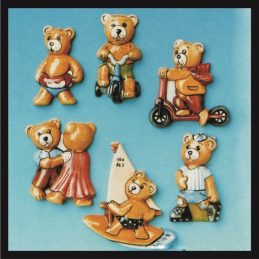 ФОРМЫ ДЛЯ гипсовых слепков BEAR BEARS MOL
