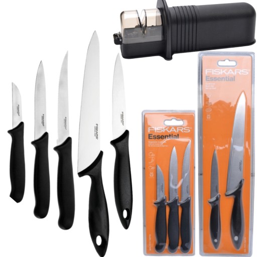 НАБОР ИЗ 5 НОЖЕЙ FISKARS + БЕСПЛАТНАЯ ТОЧИЛКА