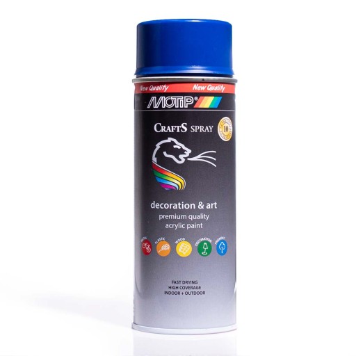 CRAFTS Farba Spray Lakier Akrylowy 5010 Niebieski