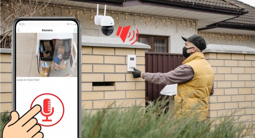БЕСПРОВОДНАЯ НАРУЖНАЯ PTOTING WIFI КАМЕРА 5MPX