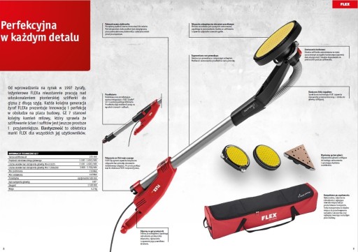 GIRAFFE GE 7 1GŁ + TB-L - шлифовальная машина FLEX