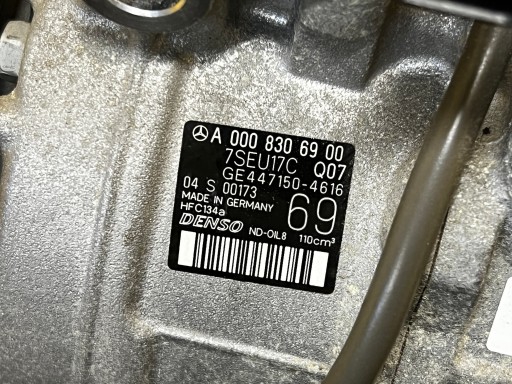 НОВЫЙ КОМПРЕССОР КОНДИЦИОНЕРА ВОЗДУХА A0008306900 MERC W222