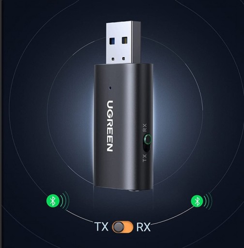 Ugreen Bluetooth 5.1 Беспроводной аудиоадаптер передатчик/приемник