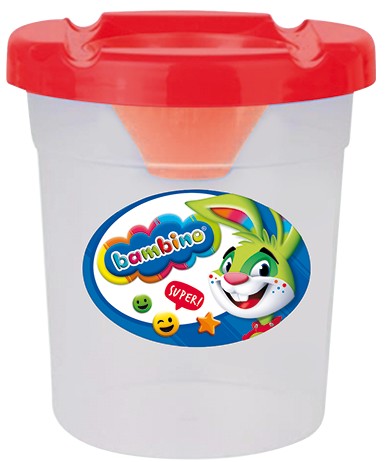СЕРЕБРЯНАЯ КРУЖКА Для ополаскивания кистей - BAMBINO