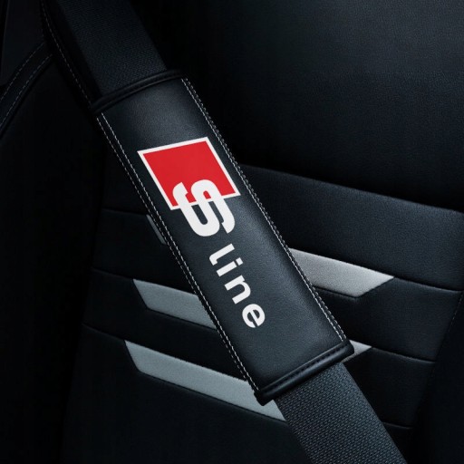 4 szt Pokrowiec na pas bezpieczeństwa Audi sline