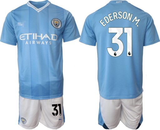 2023-24 MCFC Domowa koszulka piłkarska dla dzieci No.47 Foden