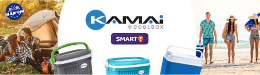 Дорожный холодильник Kamai 35 л, серый + БЕСПЛАТНЫЕ пакеты на 240 кубиков льда