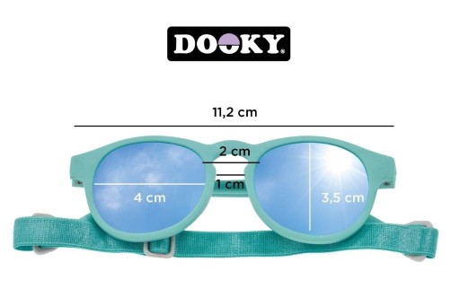 Солнцезащитные очки Dooky Hawaii AQUA 6-36 м