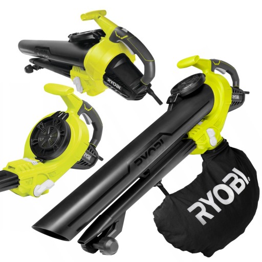 RYOBI ЭЛЕКТРИЧЕСКИЙ ПЫЛЕСОС С ВЕНТИЛЯТОРОМ 3000Вт 375км/ч 45л RBV3000CESV