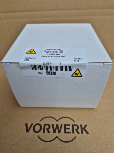Оригинальный нож для смешивания VORWERK 58330 с уплотнением для Thermomix TM6 НОВЫЙ