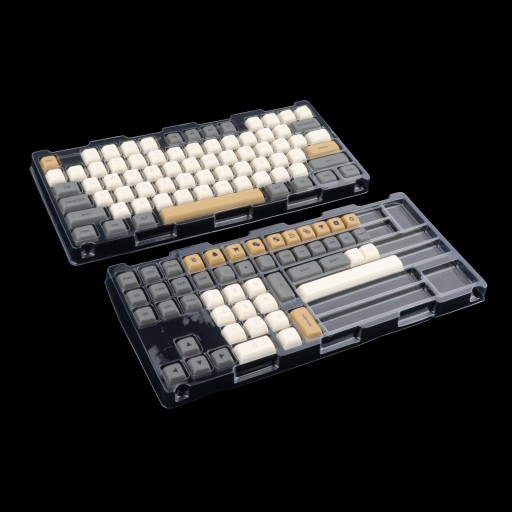 125 колпачков для клавиш из ПБТ, профиль Xda, водонепроницаемый,