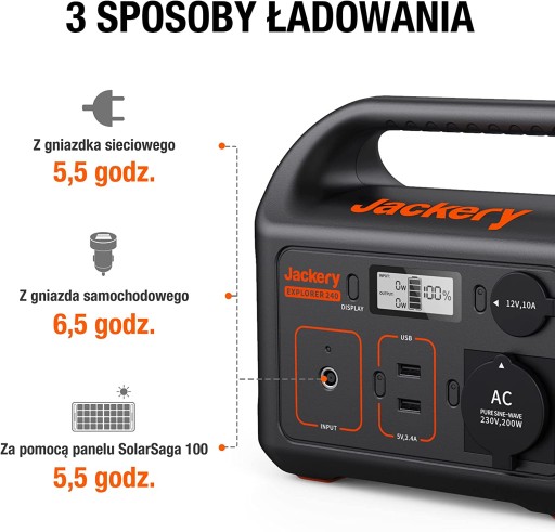 Портативная электростанция Jackery Explorer 240EU