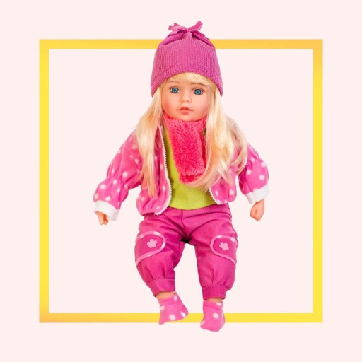 БОЛЬШАЯ КУКЛА длиной 60 см, BABY говорит и поет PL