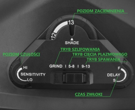 WELDER WELDING MASK, каска с автозатемнением