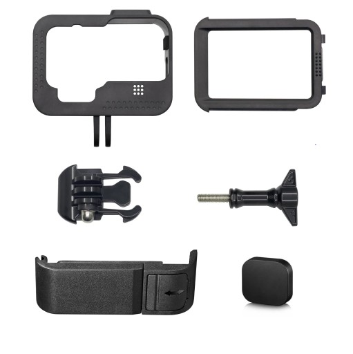 КОМПЛЕКТ Рамка + дверь + крышка SHOOT для GOPRO 12 11 10 9 Hero Black