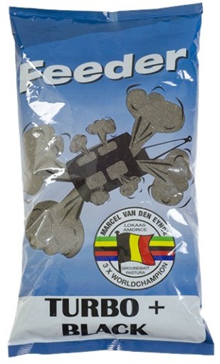 Zanęta Marcel Van Den Eyde - Feeder Turbo Black 1kg