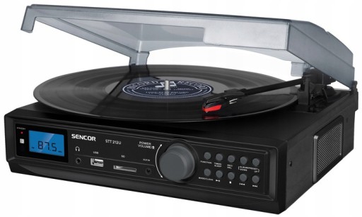 STT212U проигрыватель ЦИФРОВОЙ FM-ТЮНЕР USB SD BT MP3