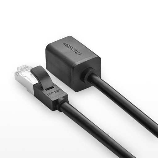 Сетевой кабель UGREEN NW112, удлинитель Ethernet RJ45, кат. 6, ФТП, металлический.