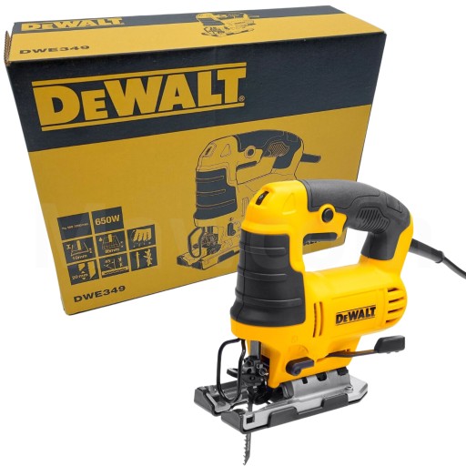 Аккумуляторный лобзик DeWALT DWE349 650 Вт, тип T, 6 передач, 230 В