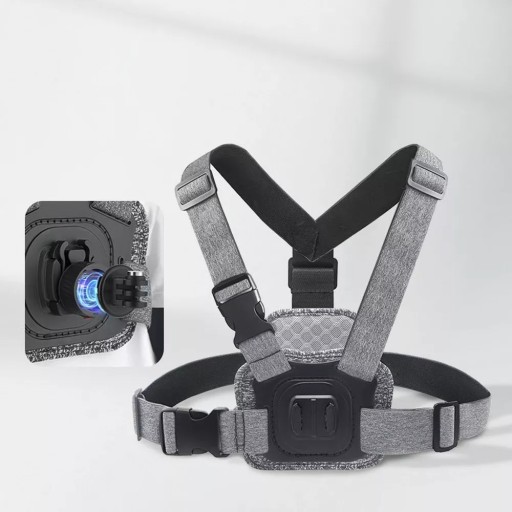 Нагрудное крепление для ремня GoPro 12, 11, 10, 9, 8, 7, 6, 5, 4, телефона, смартфона