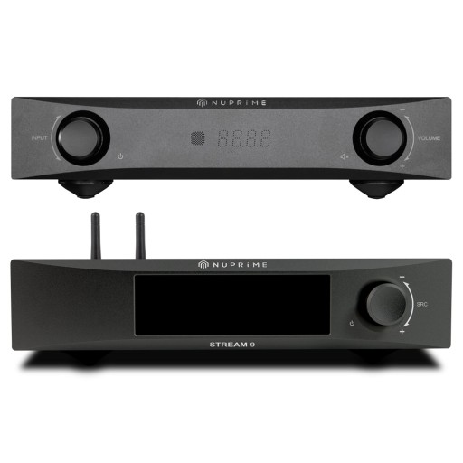 ZESTAW NUPRIME WZMACNIACZ STEREO IDA-8 + ODTWARZACZ STREAMER STREAM-9 BLACK