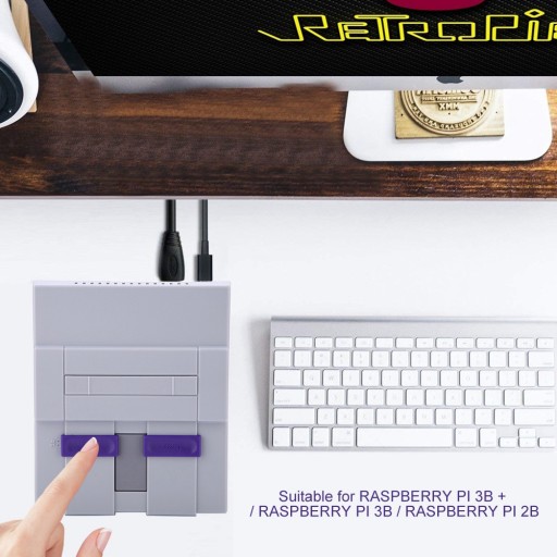 Чехол Superpi для Retroflag raspberry pi3b + 2/3 model b геймпад с двойным USB usb