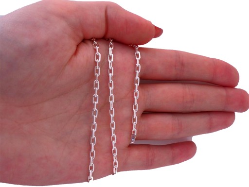 Srebrny Łańcuszek Męski 60 cm Ankier 3mm