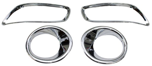 OSŁONA HALOGENU PRZÓD+ TYŁ HYUNDAI SANTA FE 10-12